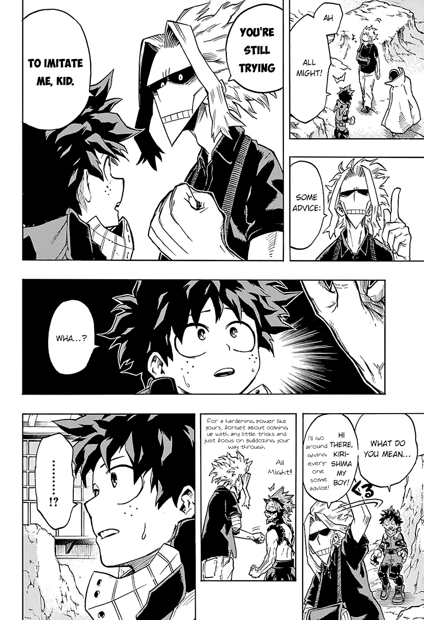 Boku no Hero Academia Chapter 100 page 18 - Chapter 100: Whip Up Some Super Moves