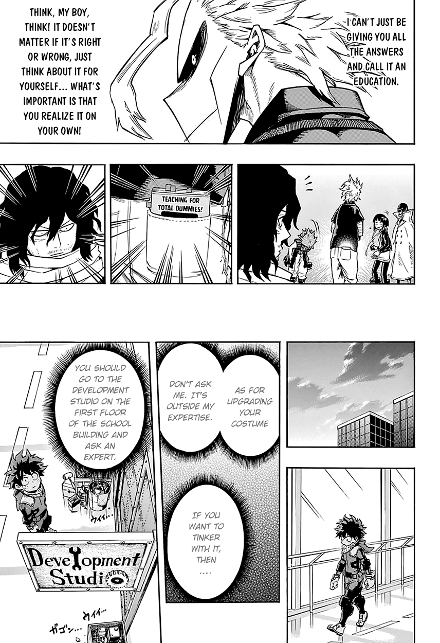 Boku no Hero Academia Chapter 100 page 19 - Chapter 100: Whip Up Some Super Moves
