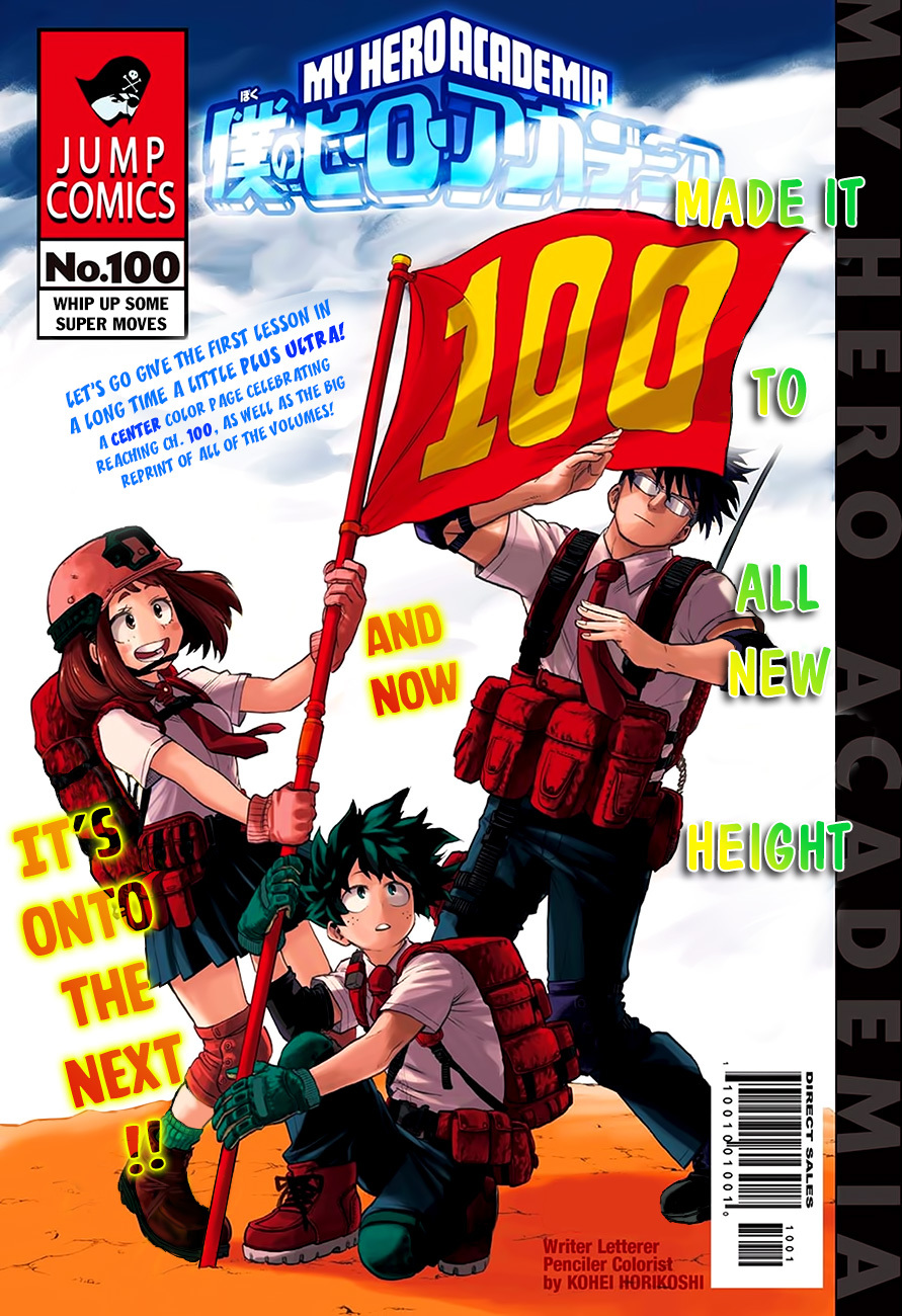 Boku no Hero Academia Chapter 100 page 4 - Chapter 100: Whip Up Some Super Moves