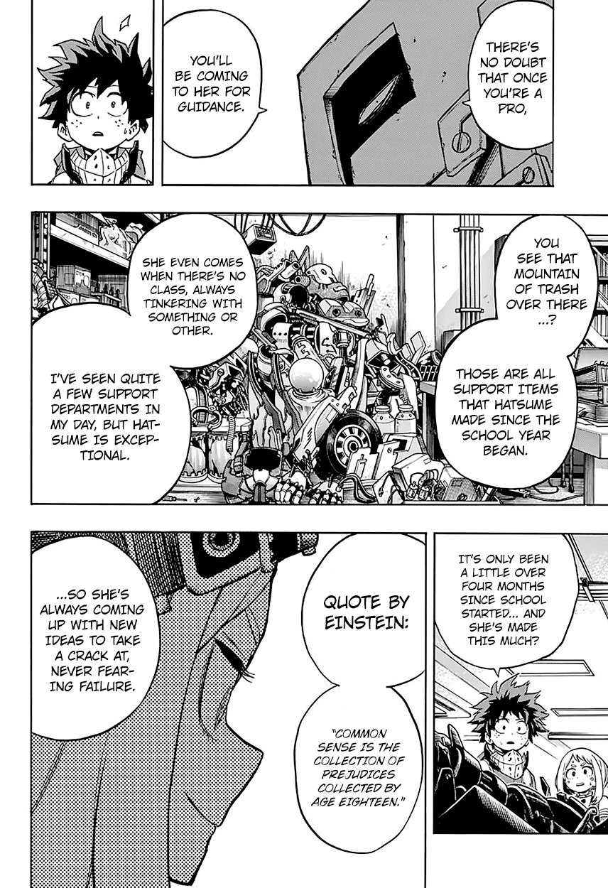 Boku no Hero Academia Chapter 101 page 13 - Chapter 101: The Girl Named Hatsume Mei