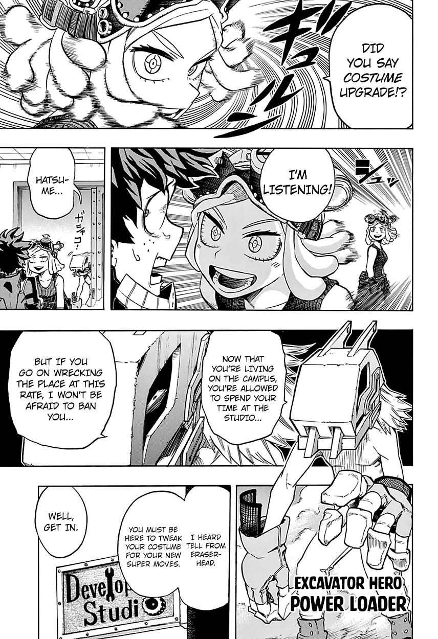 Boku no Hero Academia Chapter 101 page 6 - Chapter 101: The Girl Named Hatsume Mei