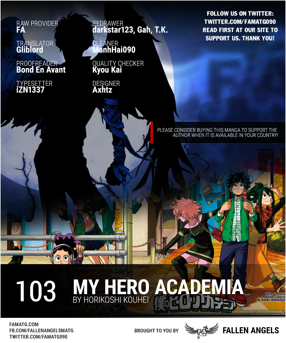 Boku no Hero Academia Chapter 103 page 1 - Chapter 103: The Exam