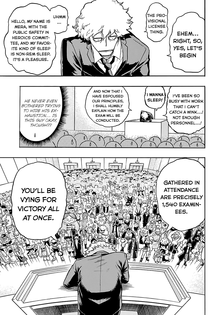 Boku no Hero Academia Chapter 103 page 11 - Chapter 103: The Exam