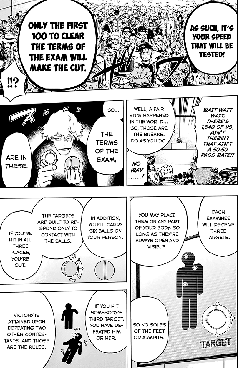 Boku no Hero Academia Chapter 103 page 13 - Chapter 103: The Exam