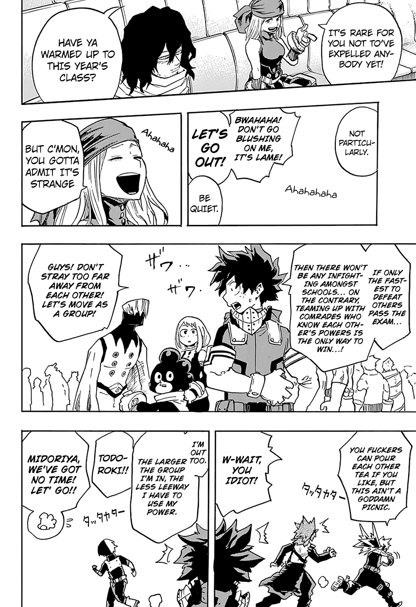 Boku no Hero Academia Chapter 103 page 16 - Chapter 103: The Exam