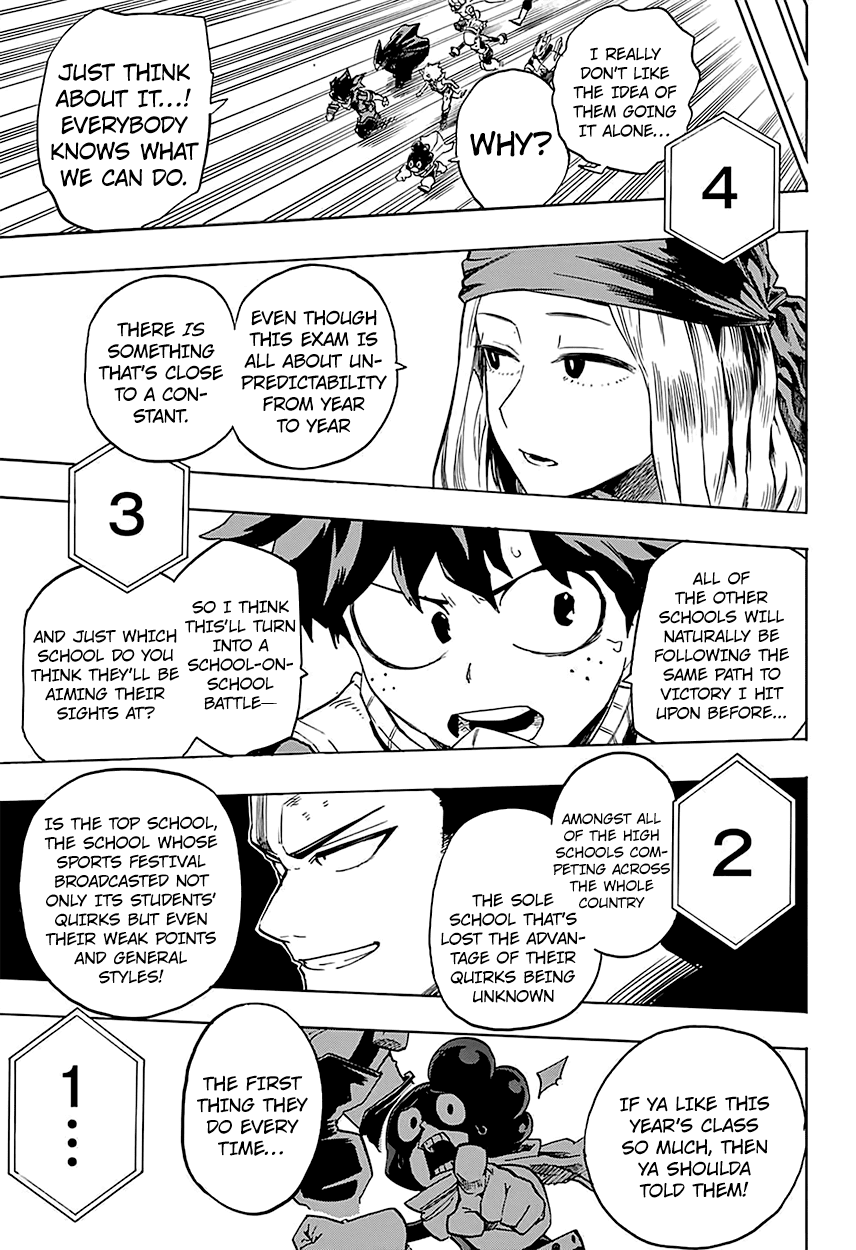 Boku no Hero Academia Chapter 103 page 17 - Chapter 103: The Exam