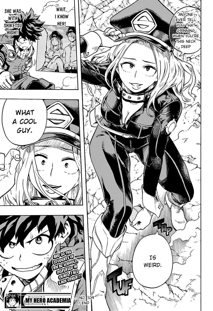 Boku no Hero Academia Chapter 104 page 21 - Chapter 104: Their True Strength At the White Hot Climax