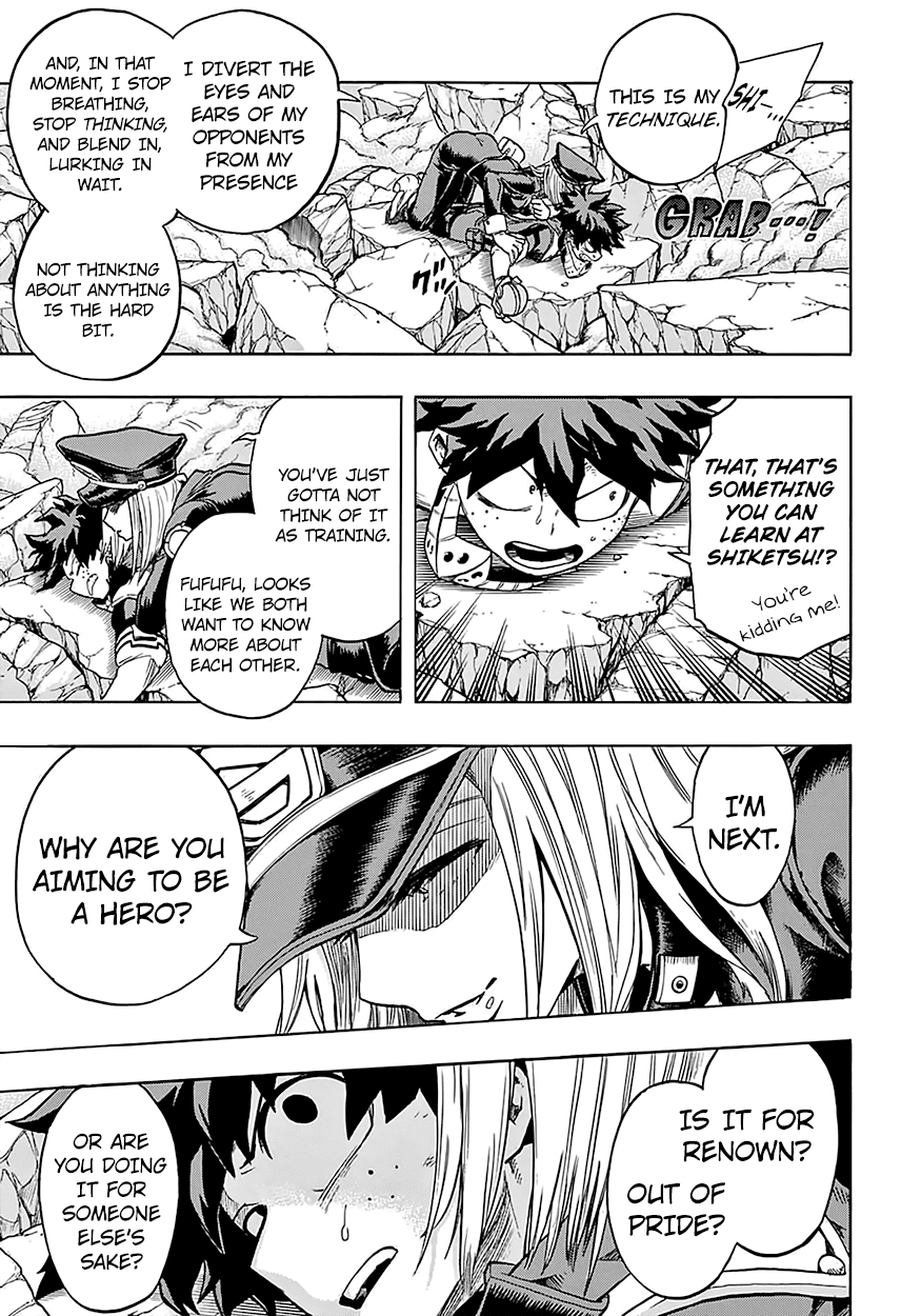 Boku no Hero Academia Chapter 105 page 10 - Chapter 105: Shiketsu Academy Slinks Closer
