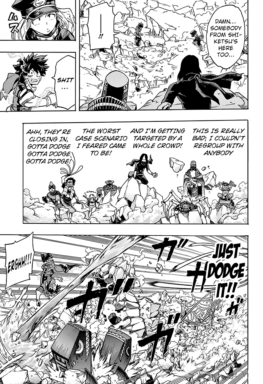 Boku no Hero Academia Chapter 105 page 12 - Chapter 105: Shiketsu Academy Slinks Closer