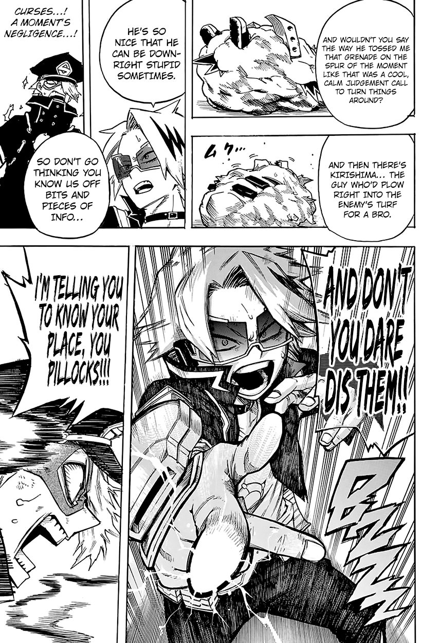 Boku no Hero Academia Chapter 107 page 14 - Chapter 107: Kaminari Denki Speaks His Mind