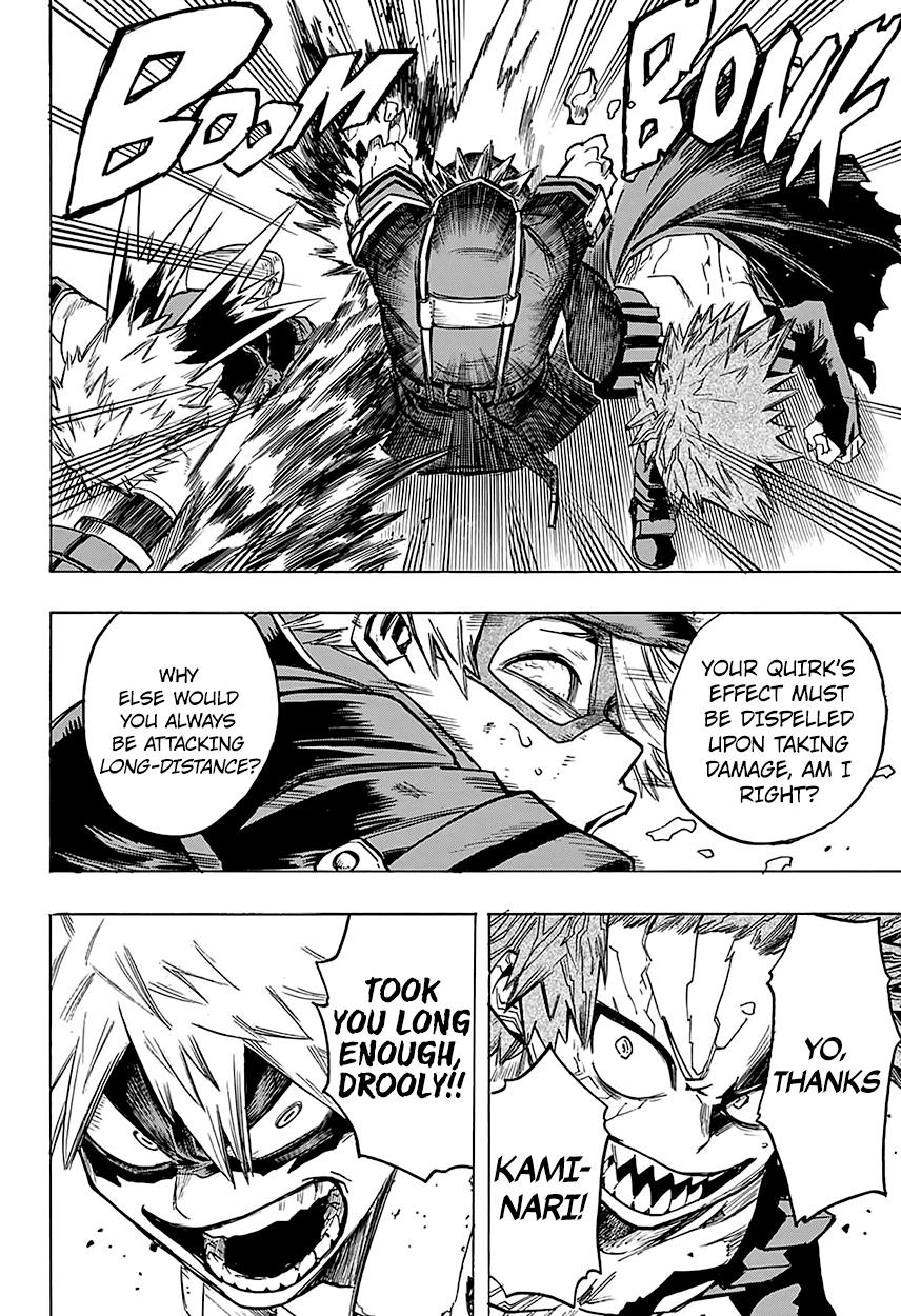 Boku no Hero Academia Chapter 107 page 15 - Chapter 107: Kaminari Denki Speaks His Mind