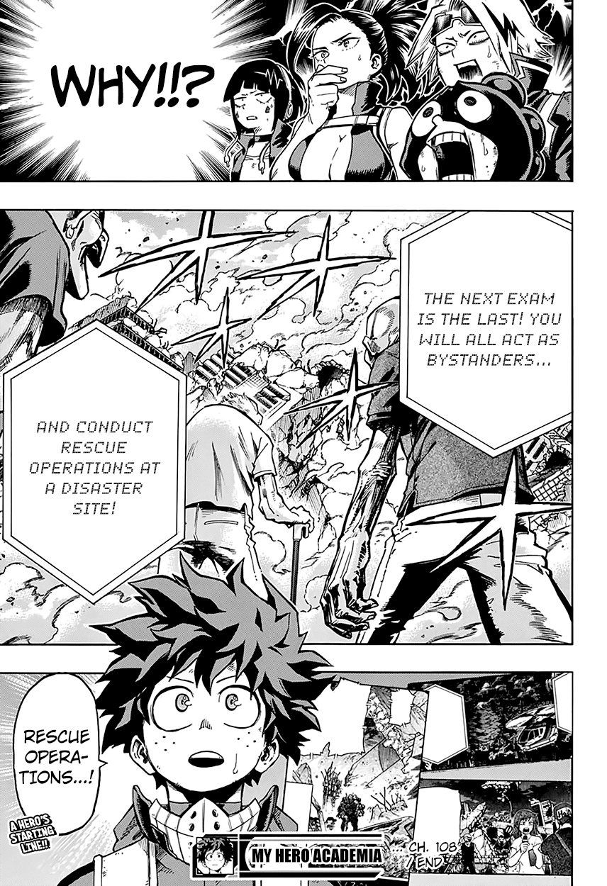 Boku no Hero Academia Chapter 108 page 22 - Chapter 108: Rush!