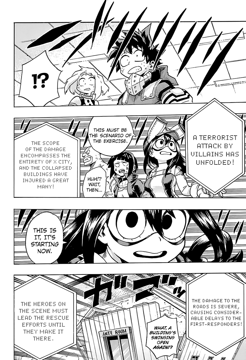 Boku no Hero Academia Chapter 109 page 13 - Chapter 109: Rescue Exercise