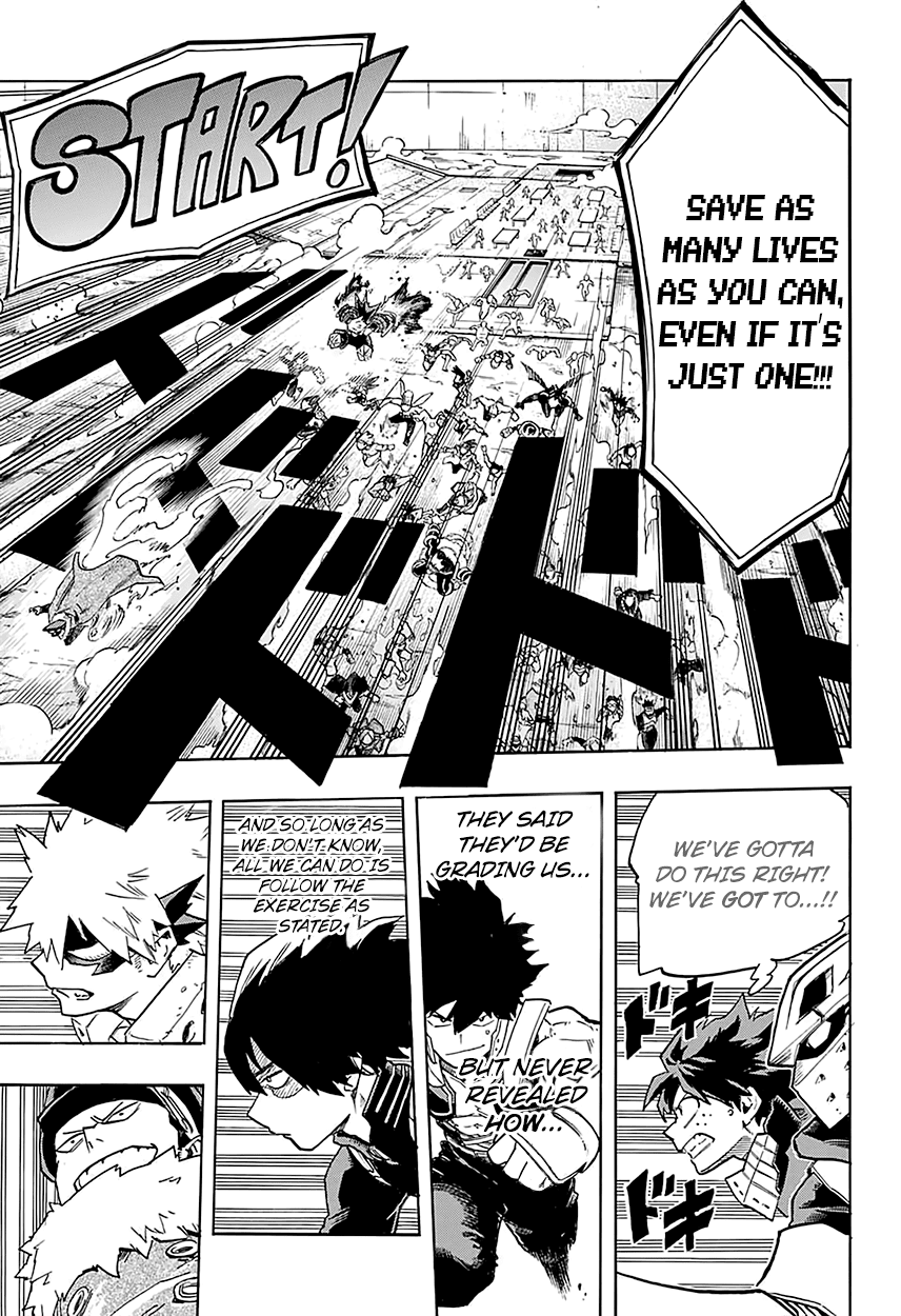 Boku no Hero Academia Chapter 109 page 14 - Chapter 109: Rescue Exercise