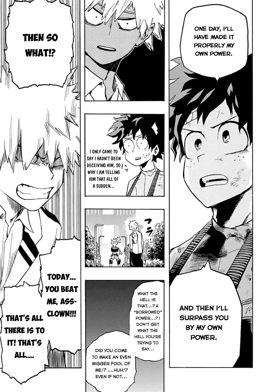 Boku no Hero Academia Chapter 11 page 15 - Chapter 11: Bakugo's Starting Line