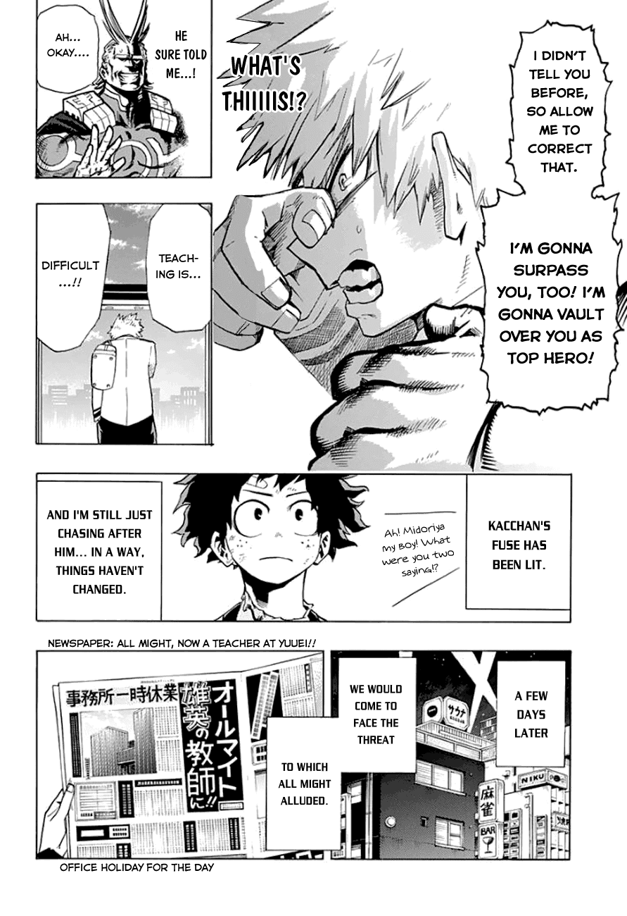 Boku no Hero Academia Chapter 11 page 18 - Chapter 11: Bakugo's Starting Line
