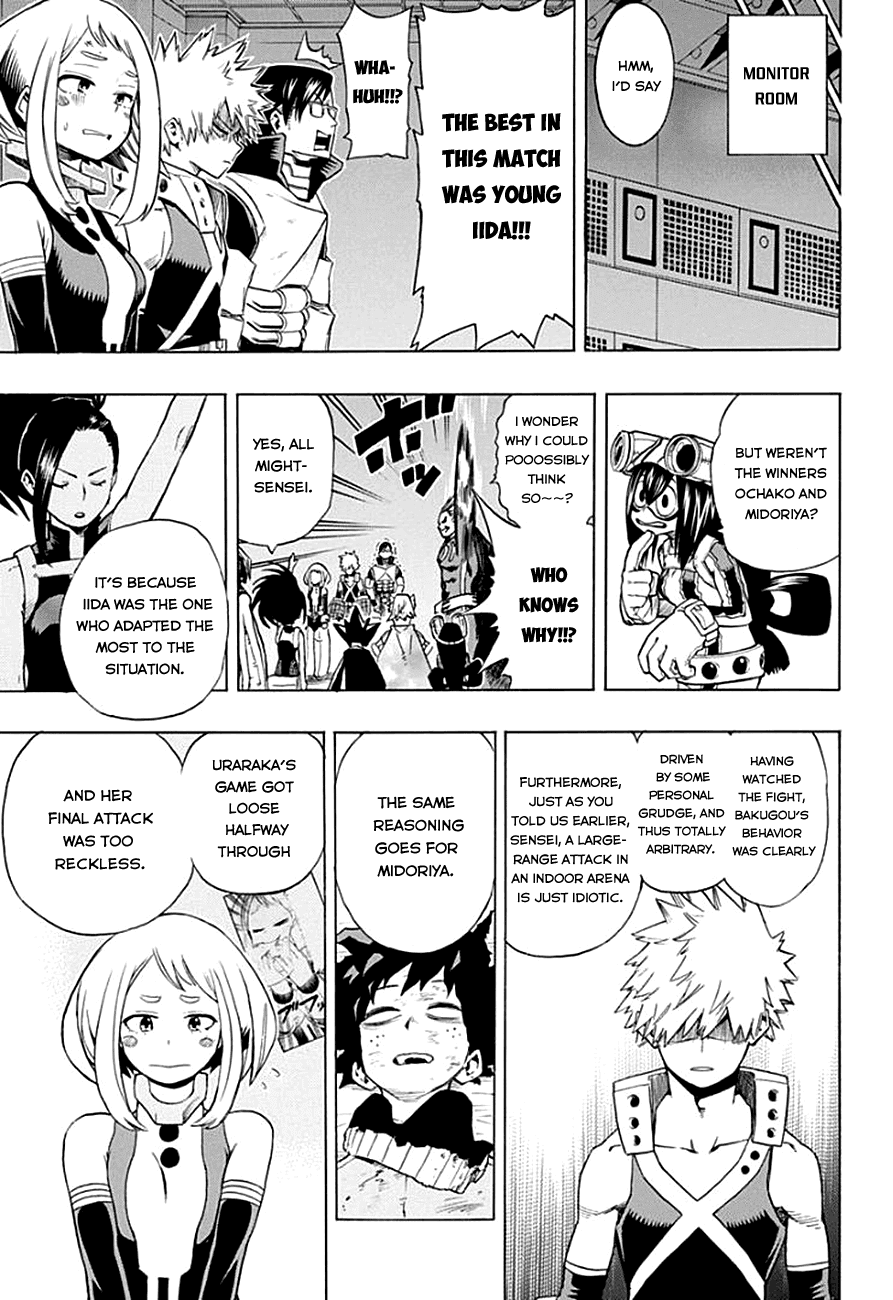 Boku no Hero Academia Chapter 11 page 3 - Chapter 11: Bakugo's Starting Line