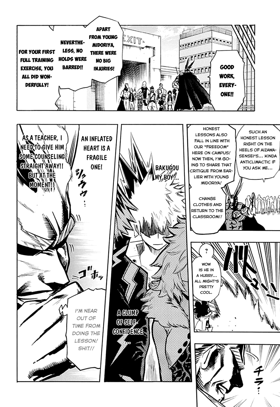 Boku no Hero Academia Chapter 11 page 8 - Chapter 11: Bakugo's Starting Line
