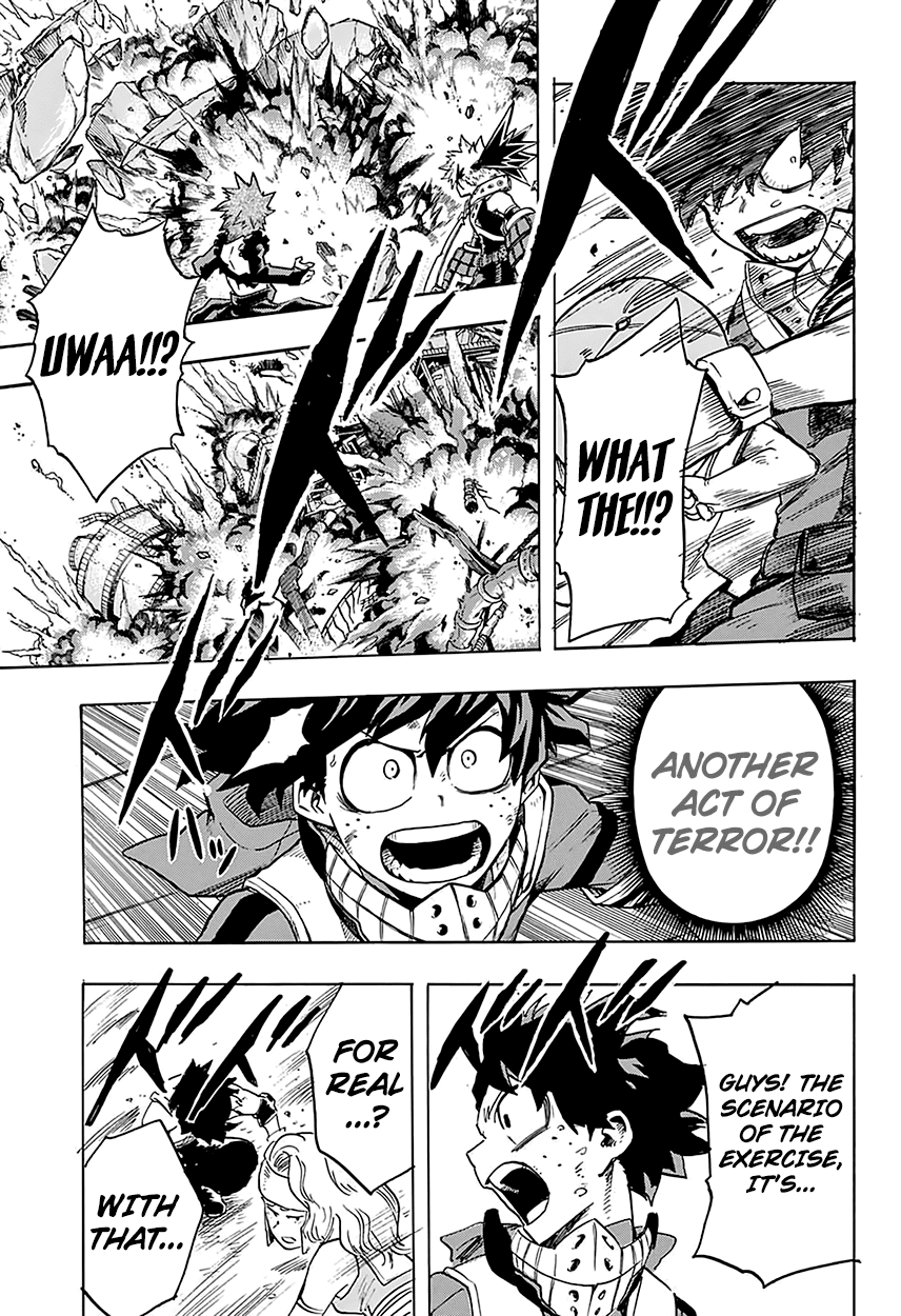 Boku no Hero Academia Chapter 110 page 16 - Chapter 110: Rescue Exercise (Cont.)