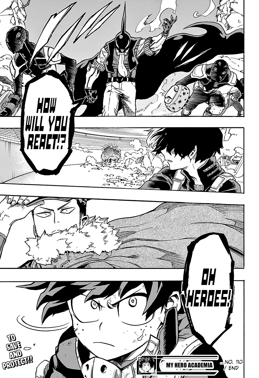 Boku no Hero Academia Chapter 110 page 19 - Chapter 110: Rescue Exercise (Cont.)