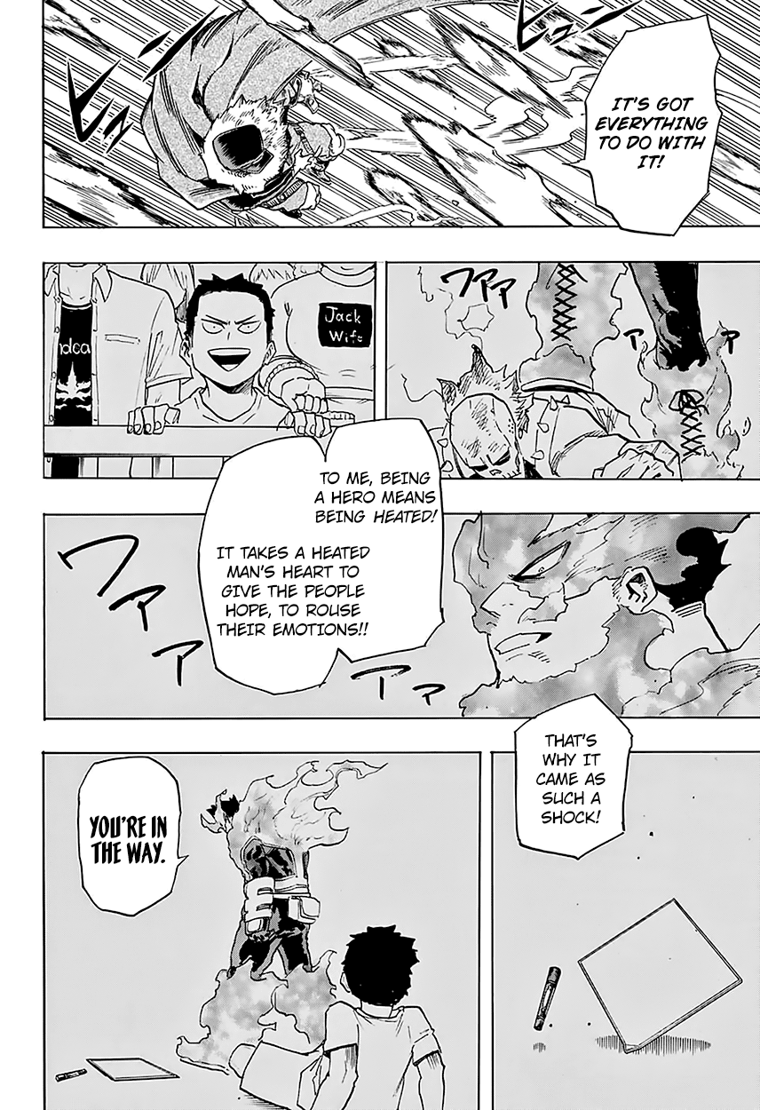 Boku no Hero Academia Chapter 111 page 15 - Chapter 111: A Smoldering Start