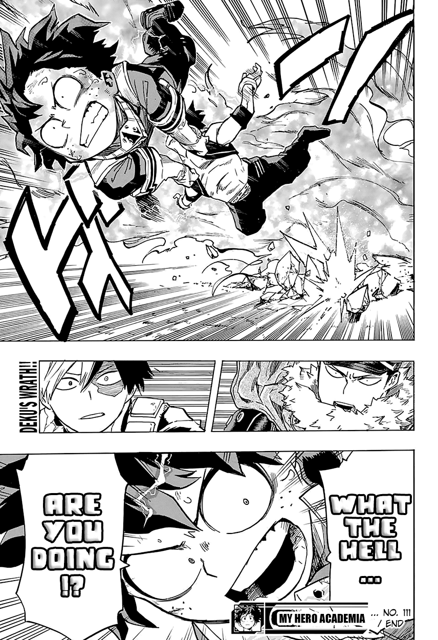 Boku no Hero Academia Chapter 111 page 20 - Chapter 111: A Smoldering Start
