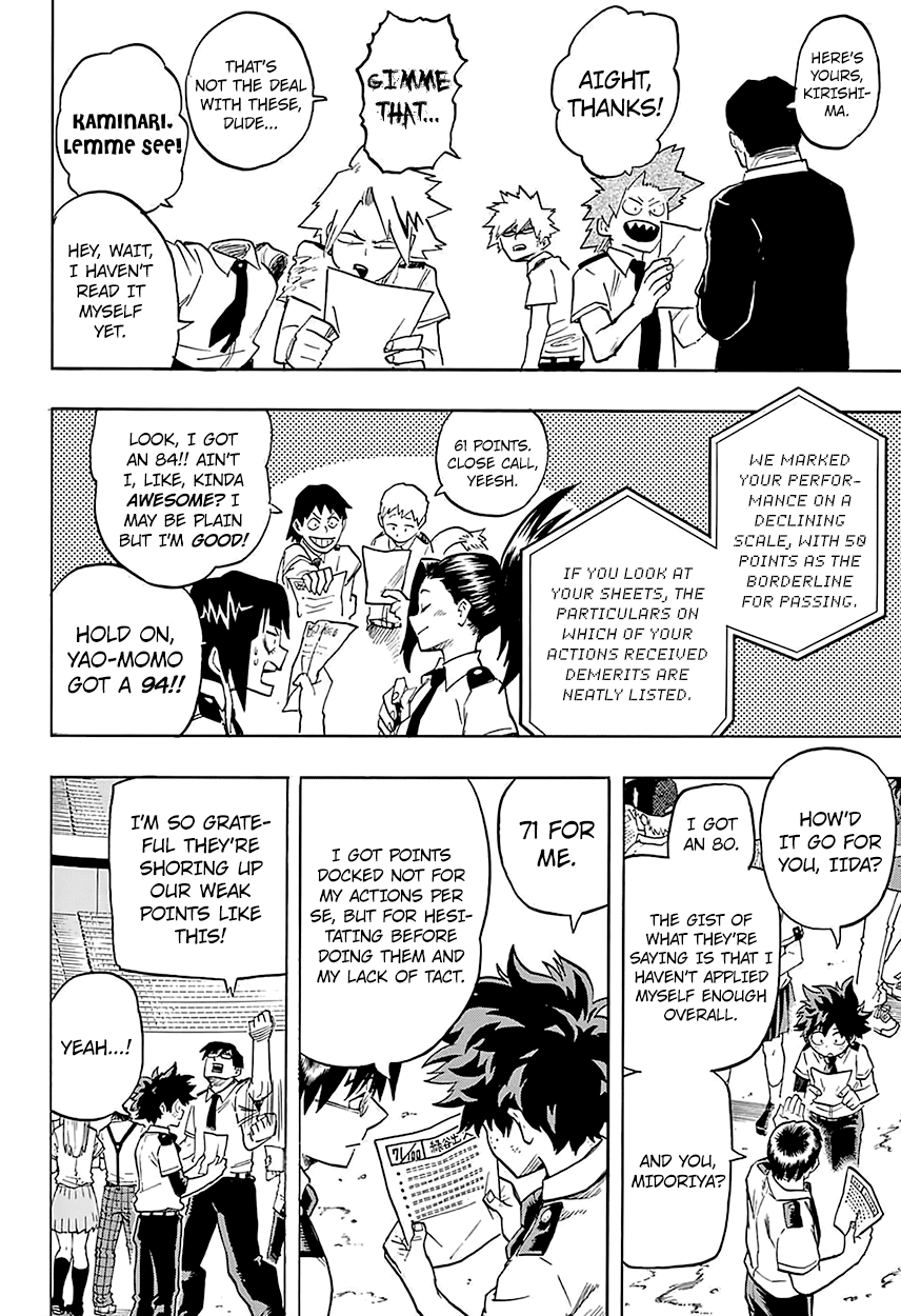 Boku no Hero Academia Chapter 114 page 10 - Chapter 114: Aftermath of the Results