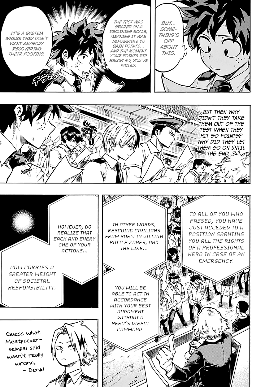 Boku no Hero Academia Chapter 114 page 11 - Chapter 114: Aftermath of the Results