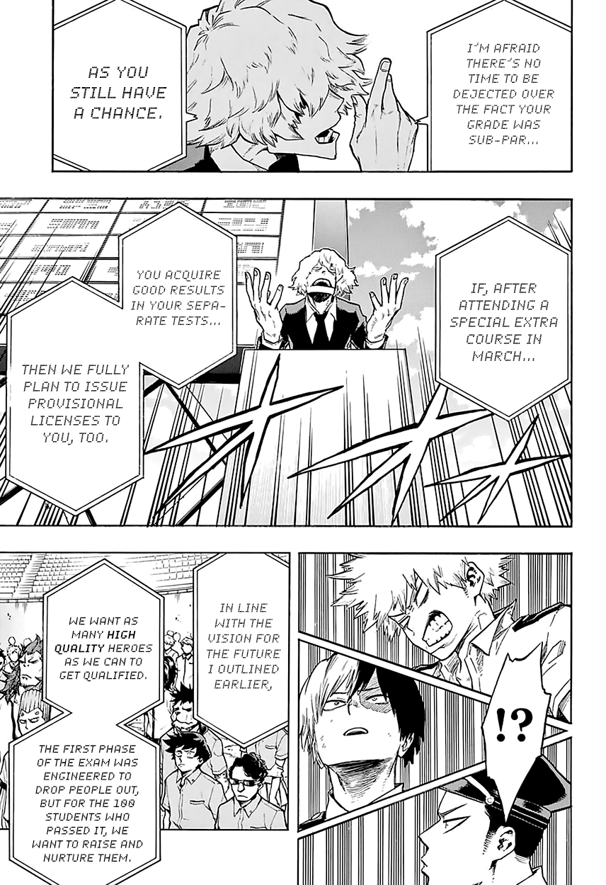 Boku no Hero Academia Chapter 114 page 13 - Chapter 114: Aftermath of the Results