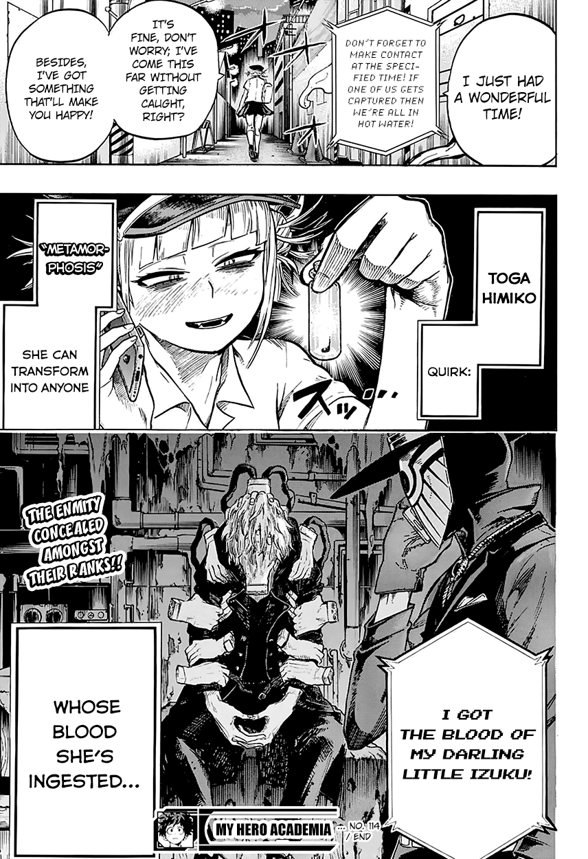 Boku no Hero Academia Chapter 114 page 21 - Chapter 114: Aftermath of the Results