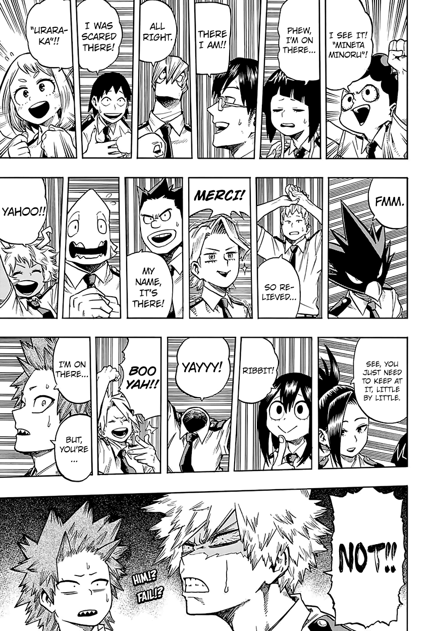 Boku no Hero Academia Chapter 114 page 5 - Chapter 114: Aftermath of the Results