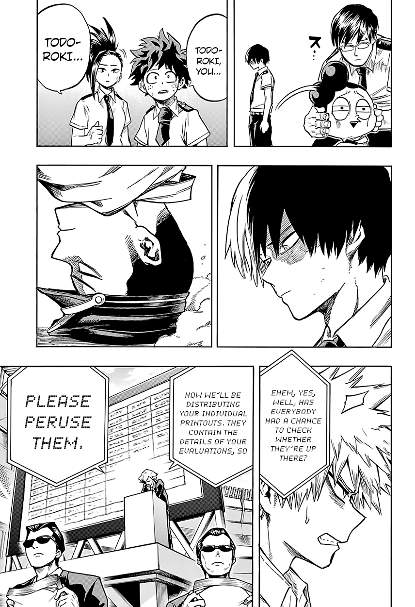 Boku no Hero Academia Chapter 114 page 9 - Chapter 114: Aftermath of the Results