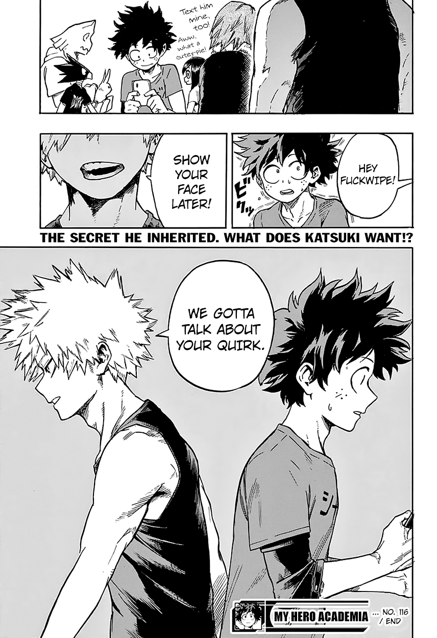Boku no Hero Academia Chapter 116 page 20 - Chapter 116: Greetings From Tartarus