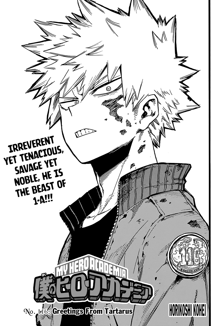 Boku no Hero Academia Chapter 116 page 4 - Chapter 116: Greetings From Tartarus
