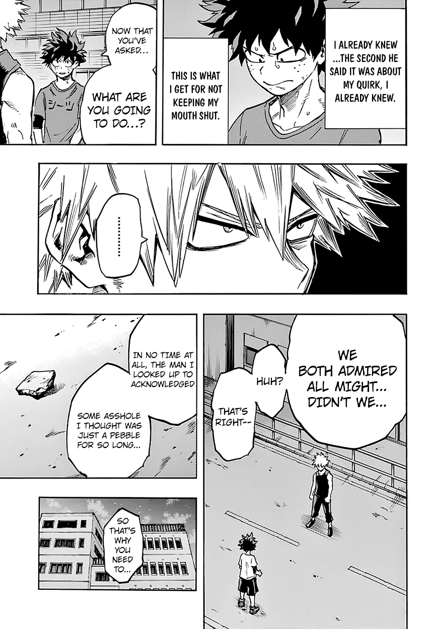 Boku no Hero Academia Chapter 117 page 12 - Chapter 117: It’s About Your Quirk, Fuckwipe.
