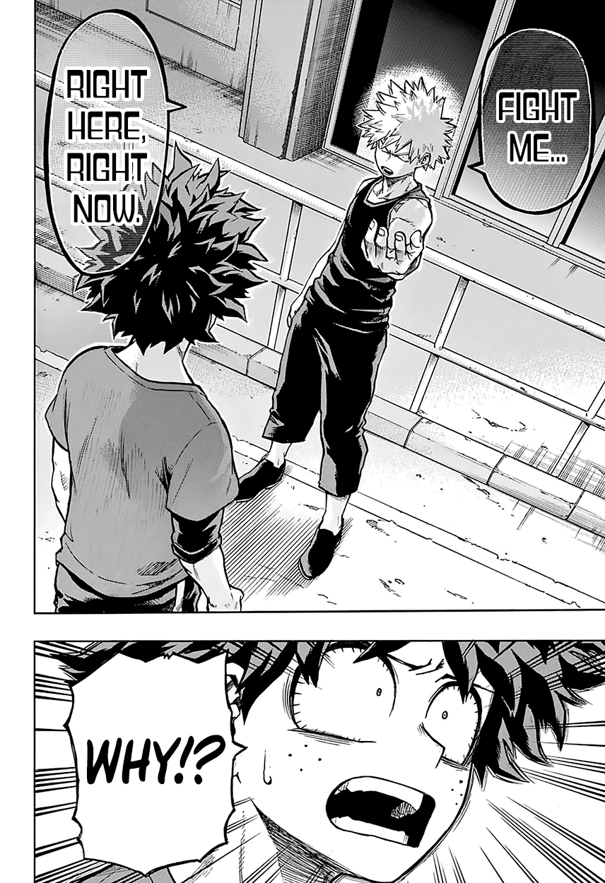 Boku no Hero Academia Chapter 117 page 13 - Chapter 117: It’s About Your Quirk, Fuckwipe.
