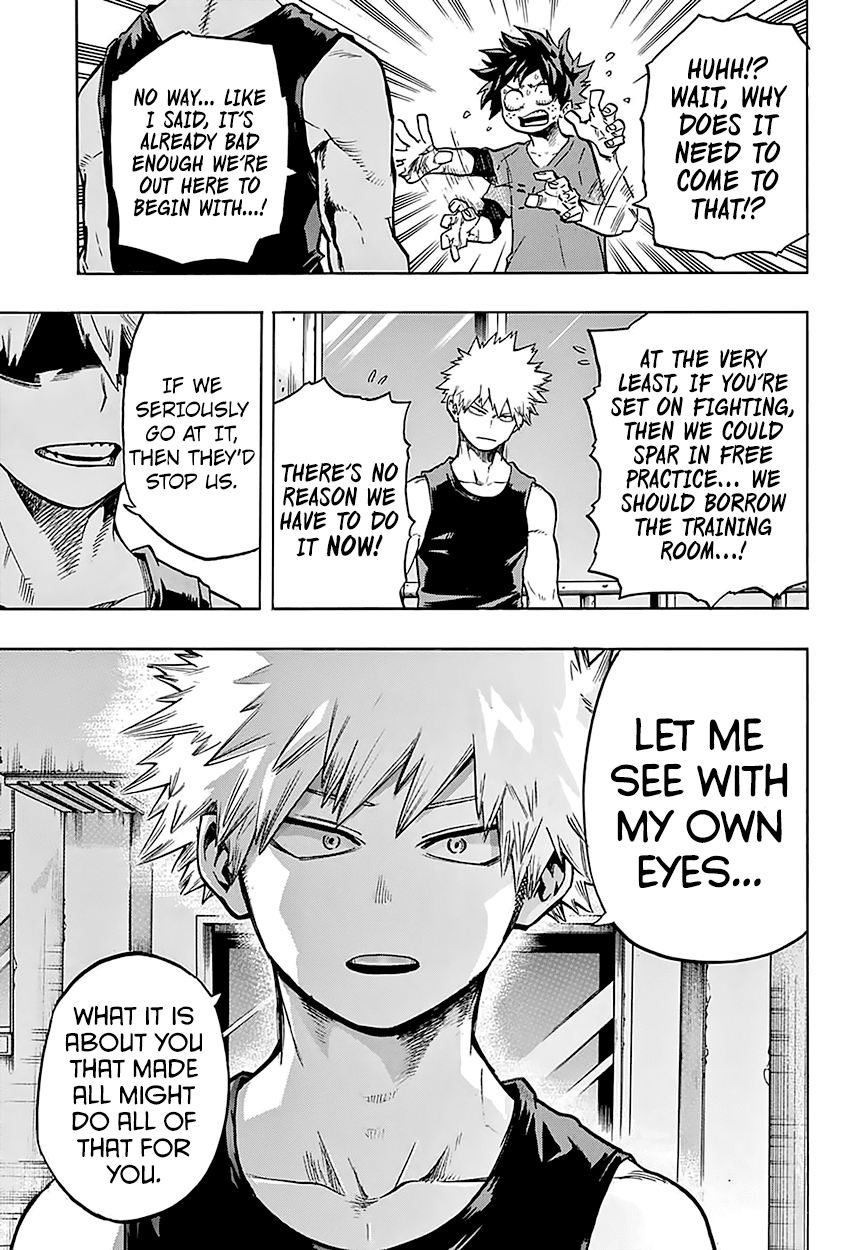 Boku no Hero Academia Chapter 117 page 14 - Chapter 117: It’s About Your Quirk, Fuckwipe.