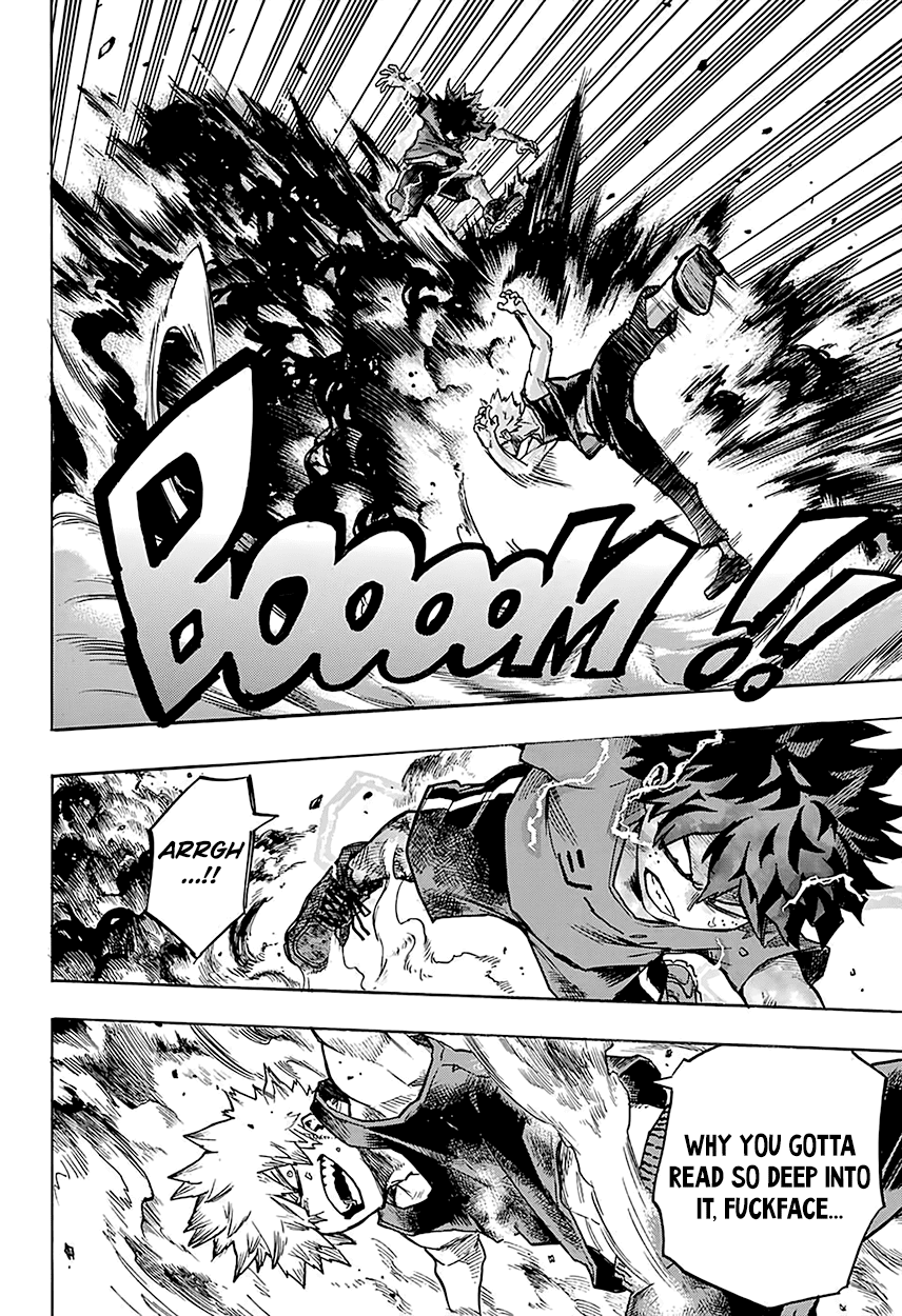 Boku no Hero Academia Chapter 117 page 17 - Chapter 117: It’s About Your Quirk, Fuckwipe.