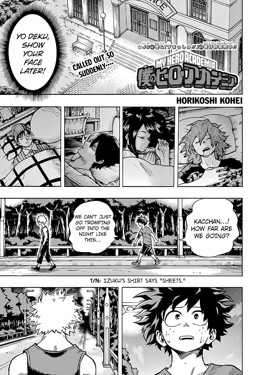 Boku no Hero Academia Chapter 117 page 4 - Chapter 117: It’s About Your Quirk, Fuckwipe.