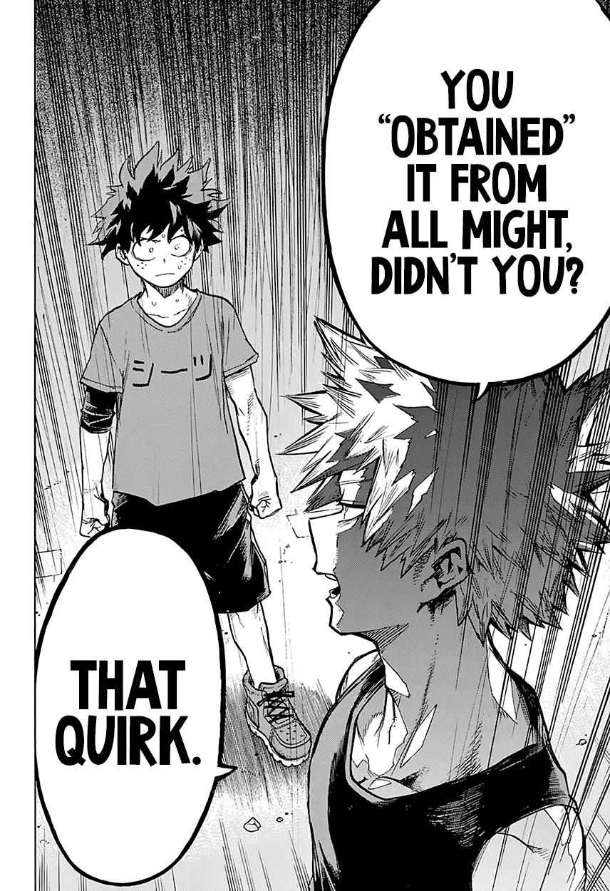 Boku no Hero Academia Chapter 117 page 9 - Chapter 117: It’s About Your Quirk, Fuckwipe.