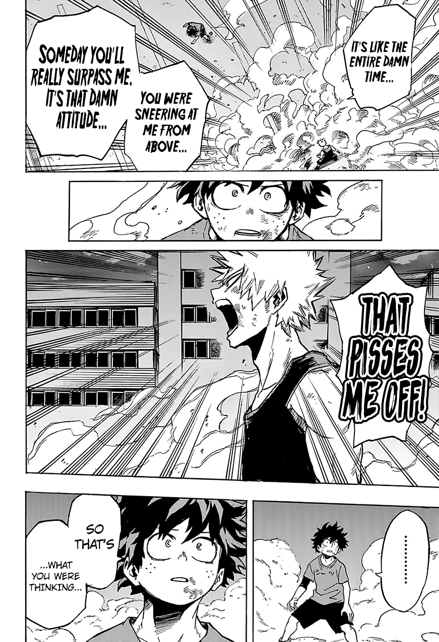 Boku no Hero Academia Chapter 119 page 14 - Chapter 119: Deku vs. Kacchan 2