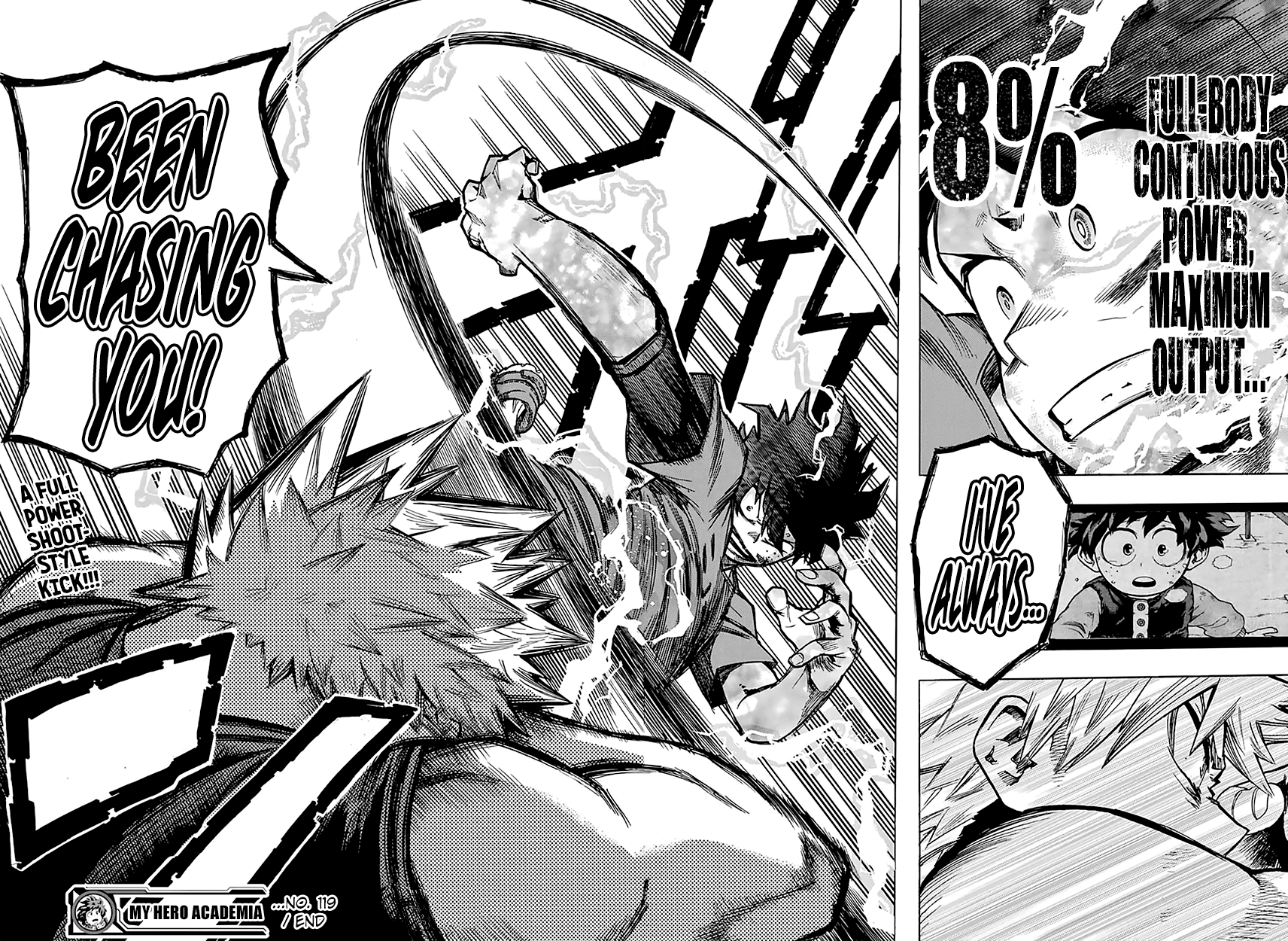 Boku no Hero Academia Chapter 119 page 18 - Chapter 119: Deku vs. Kacchan 2