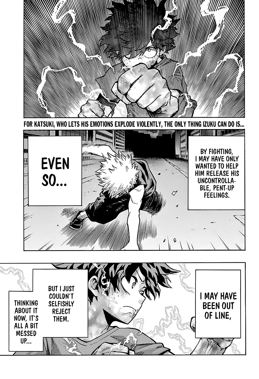 Boku no Hero Academia Chapter 119 page 3 - Chapter 119: Deku vs. Kacchan 2