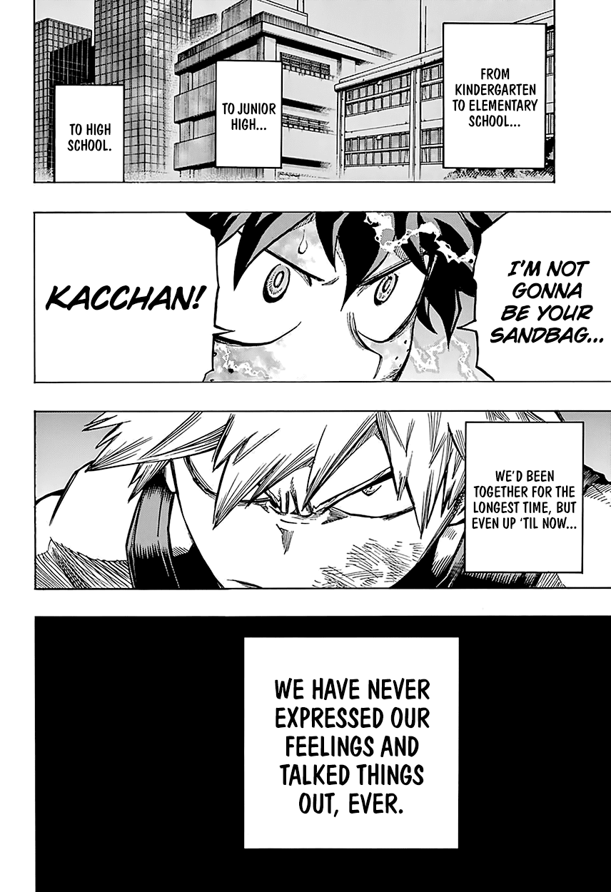 Boku no Hero Academia Chapter 119 page 4 - Chapter 119: Deku vs. Kacchan 2