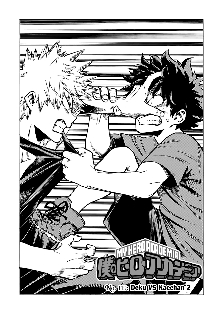 Boku no Hero Academia Chapter 119 page 5 - Chapter 119: Deku vs. Kacchan 2