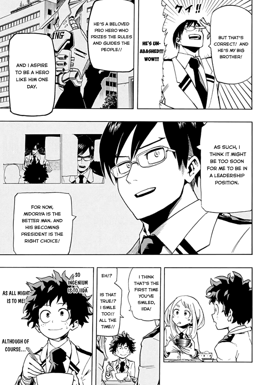 Boku no Hero Academia Chapter 12 page 11 - Chapter 12: All Right, Do Your Best, Iida!