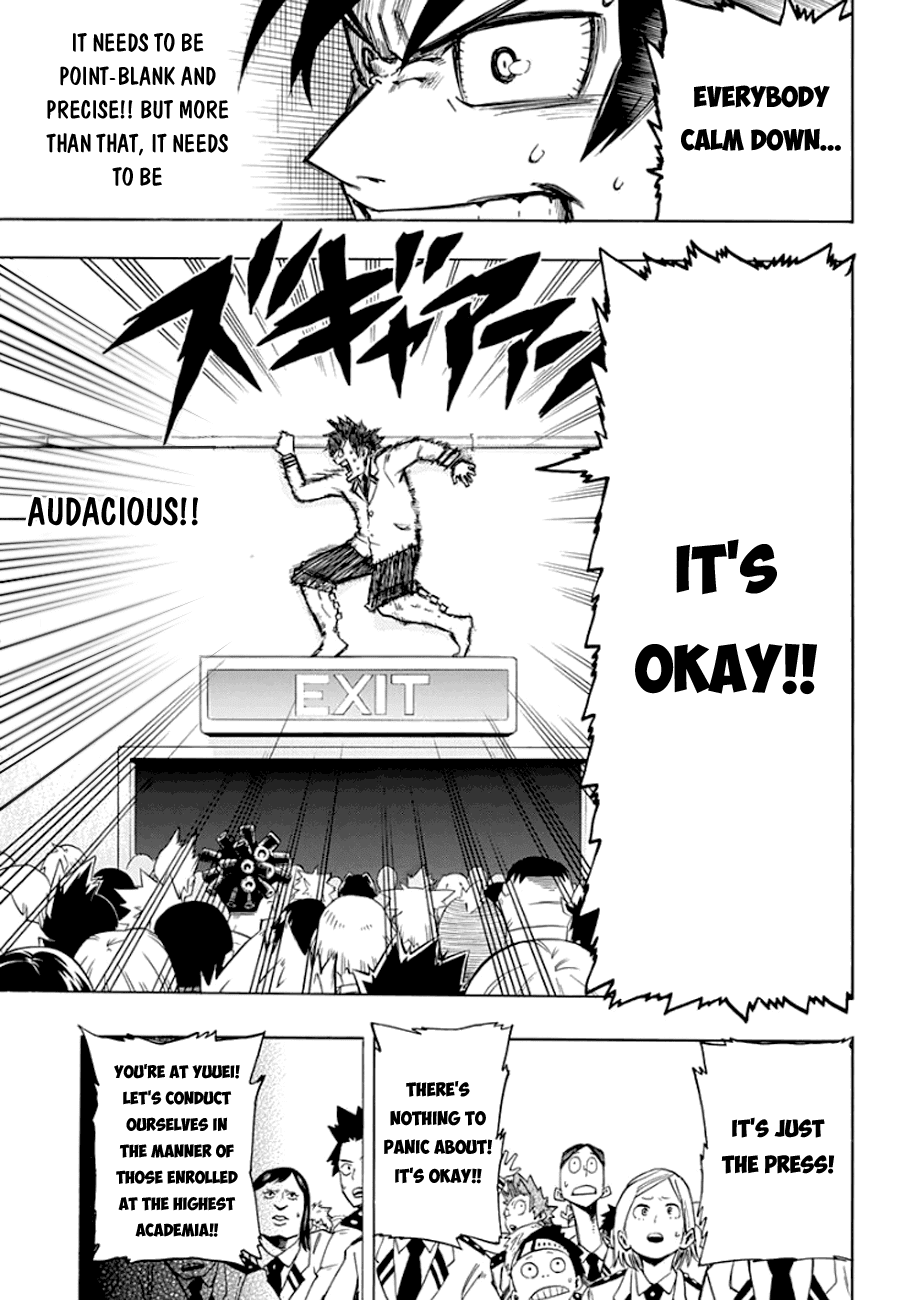 Boku no Hero Academia Chapter 12 page 17 - Chapter 12: All Right, Do Your Best, Iida!