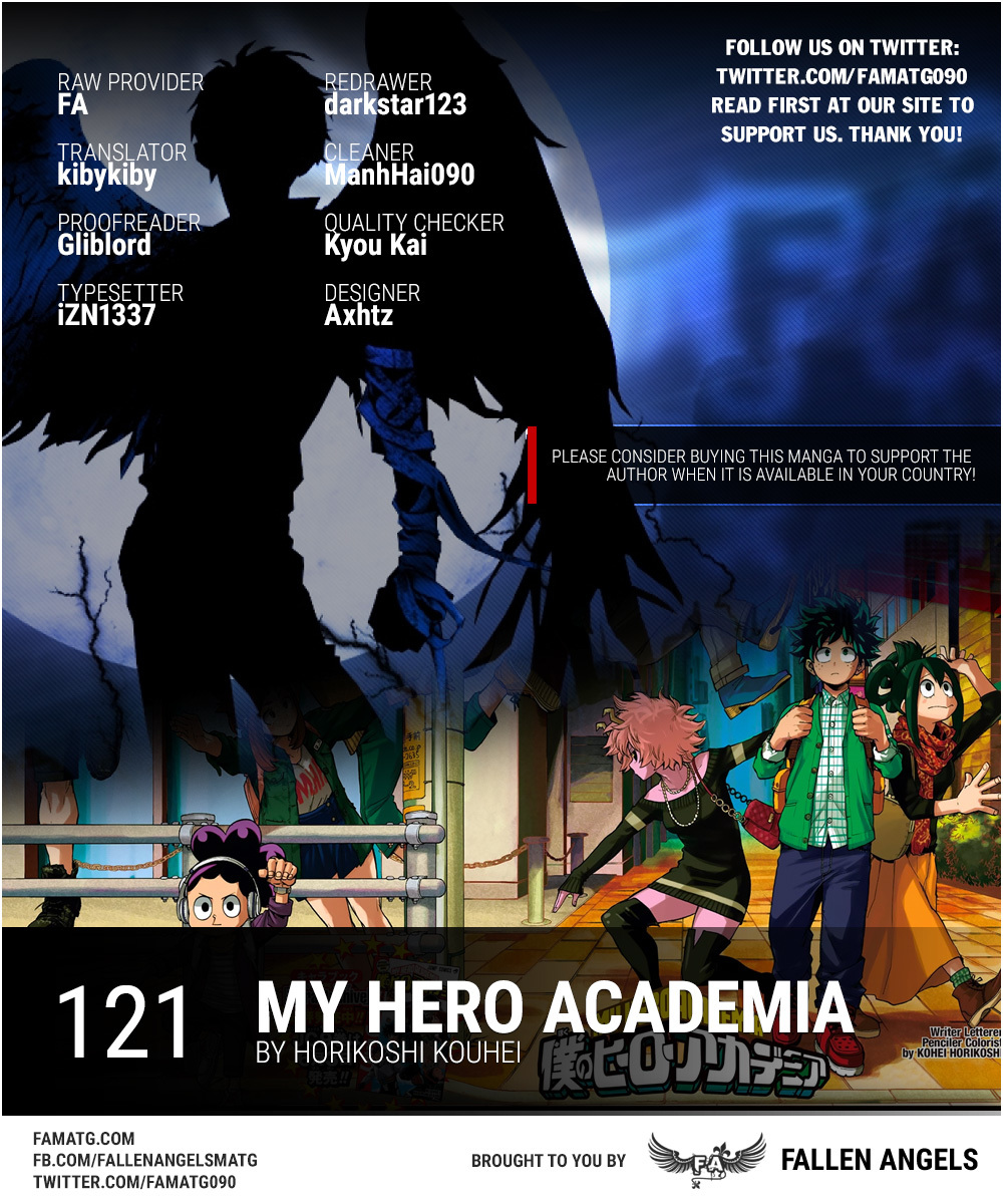 Boku no Hero Academia Chapter 121 page 1 - Chapter 121: The Second Semester Opening Ceremony