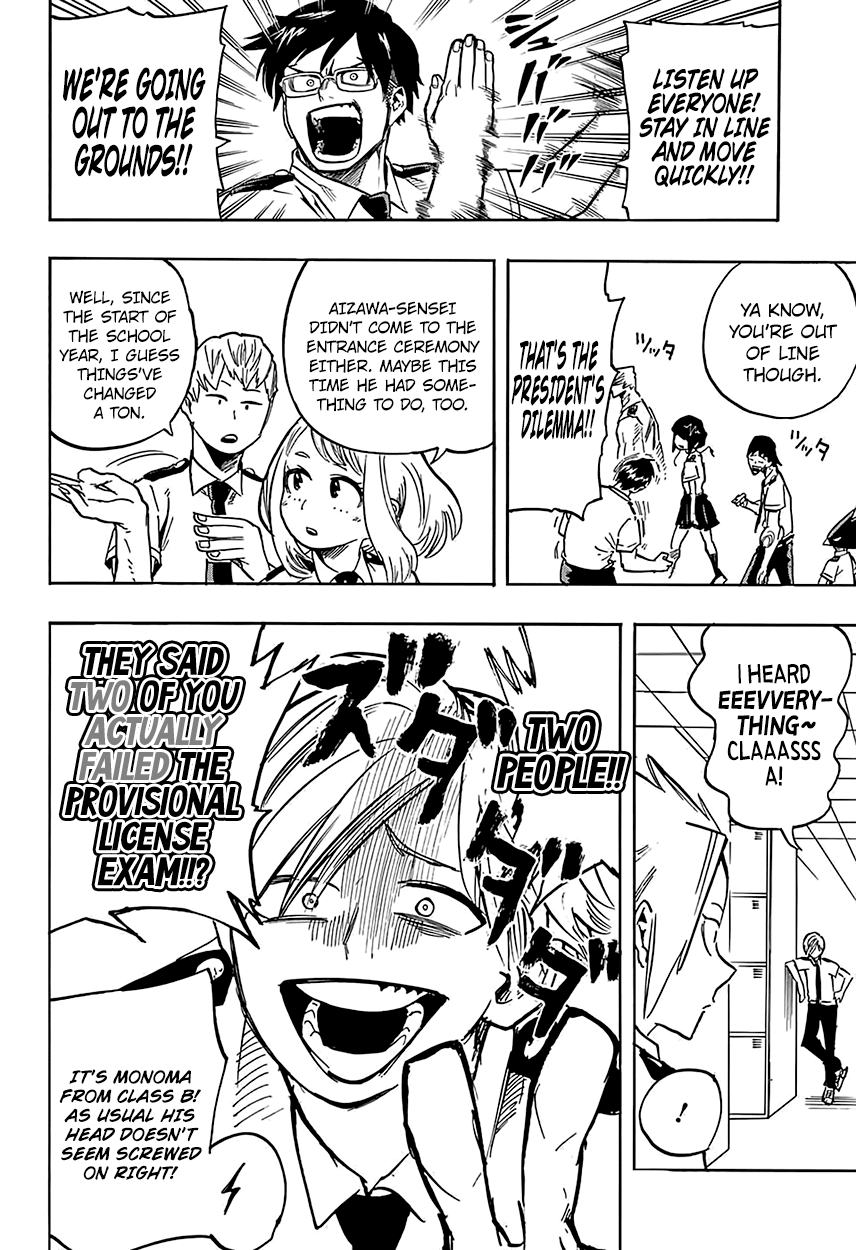 Boku no Hero Academia Chapter 121 page 13 - Chapter 121: The Second Semester Opening Ceremony