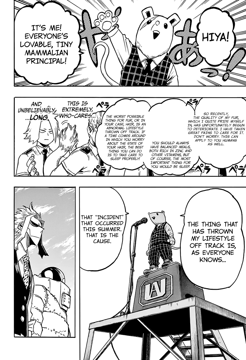 Boku no Hero Academia Chapter 121 page 17 - Chapter 121: The Second Semester Opening Ceremony